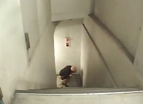 women peeing on toilet